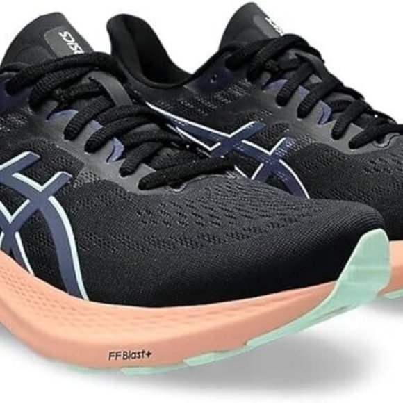 ASICS Women GT-2000 12 Black/Thunder Blue 1012B506 - NEW IN BOX - Picture 1 of 6